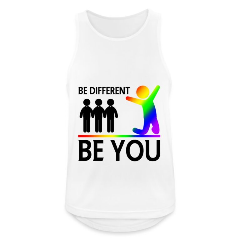 be-different-be-you-maenner-tank-top-atmungsaktiv-weiss
