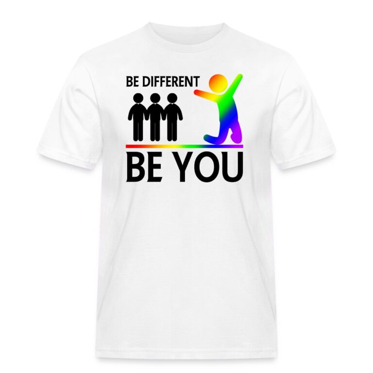 be-different-be-you-maenner-workwear-t-shirt-weiss