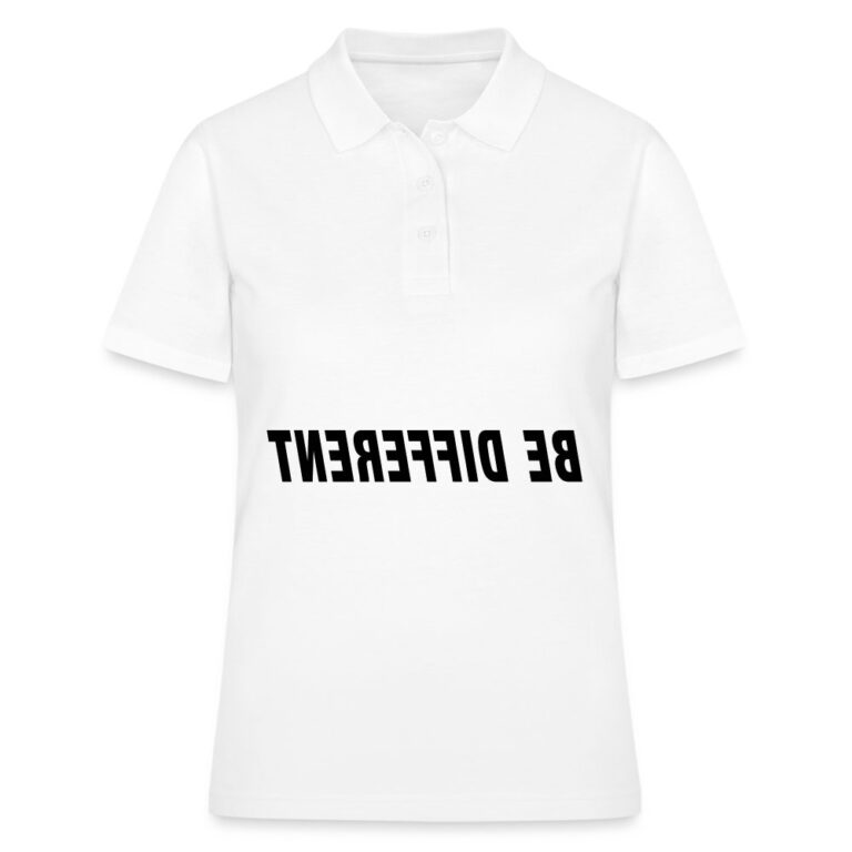 be-different-frauen-polo-shirt-weiss