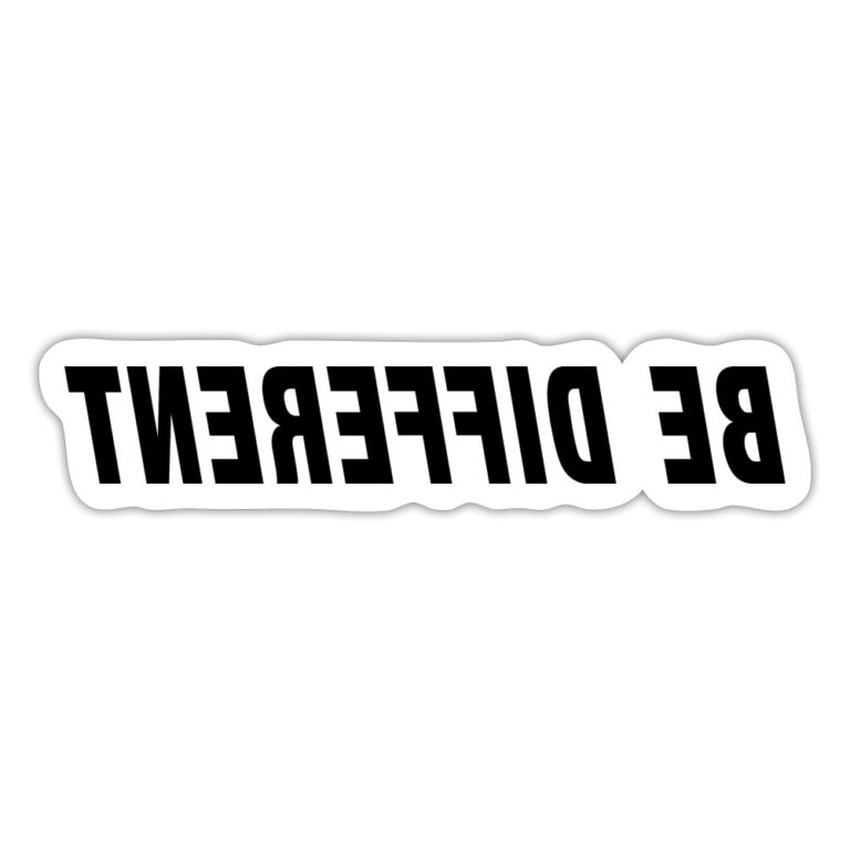 be-different-sticker-mattweiss