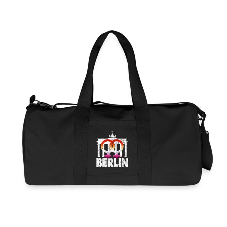 berlin-pride-mit-lesbisch-symbol-stanleystella-recycelte-canvas-duffle-bag-schwarz