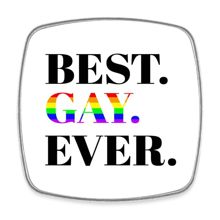 best-gay-ever-viereckiger-kuehlschrankmagnet-weiss