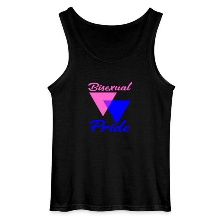 bisexual-pride-triangles-gildan-maenner-tank-top-schwarz