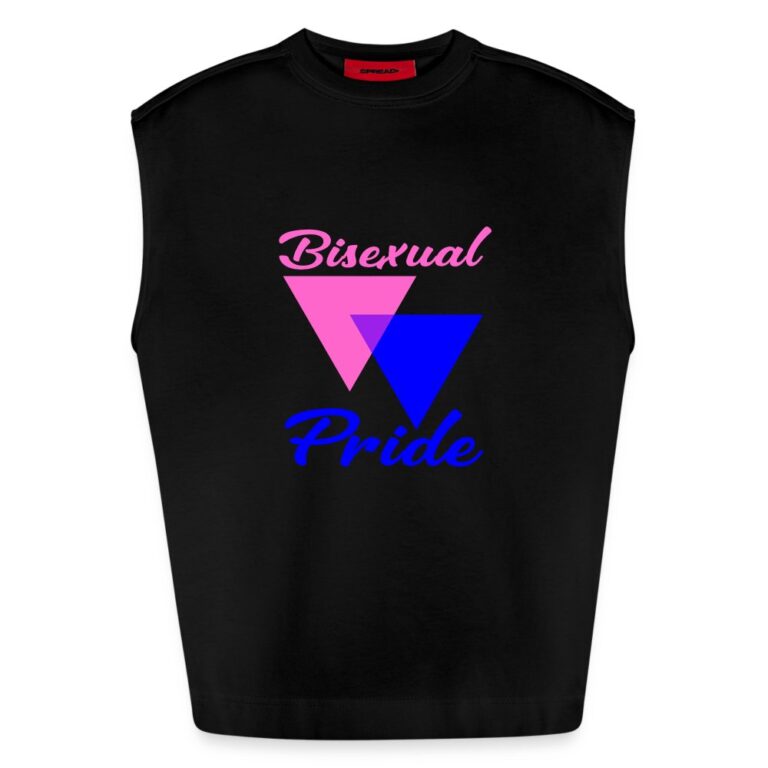 bisexual-pride-triangles-heavyweight-oversized-organic-tank-top-made-in-eu-solid-black