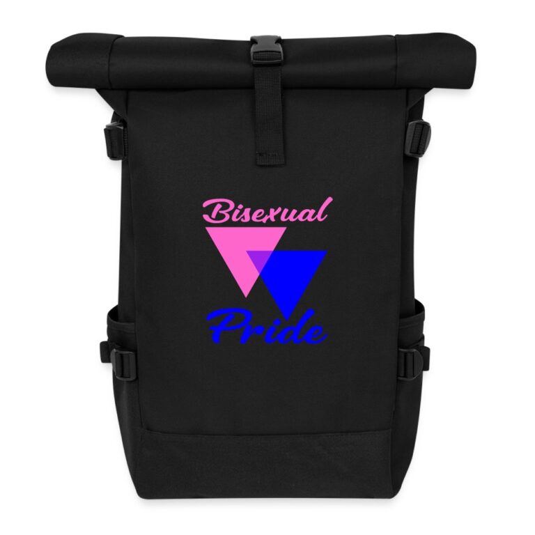 bisexual-pride-triangles-rolltop-rucksack-schwarz