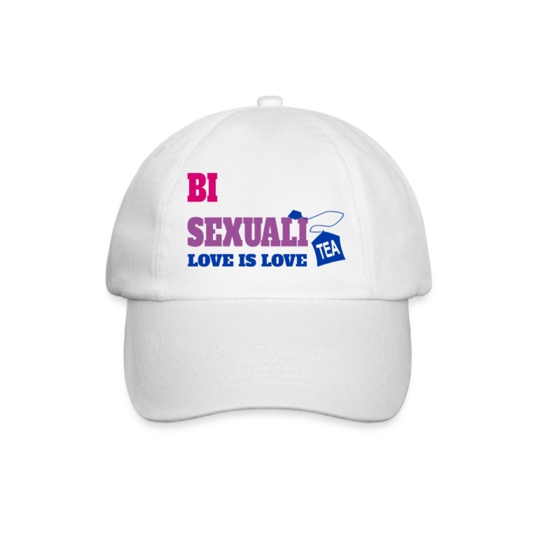 bisexualitea-baseballkappe-weiss-weiss