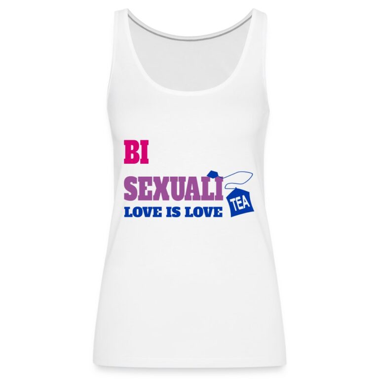 bisexualitea-frauen-premium-tank-top-weiss