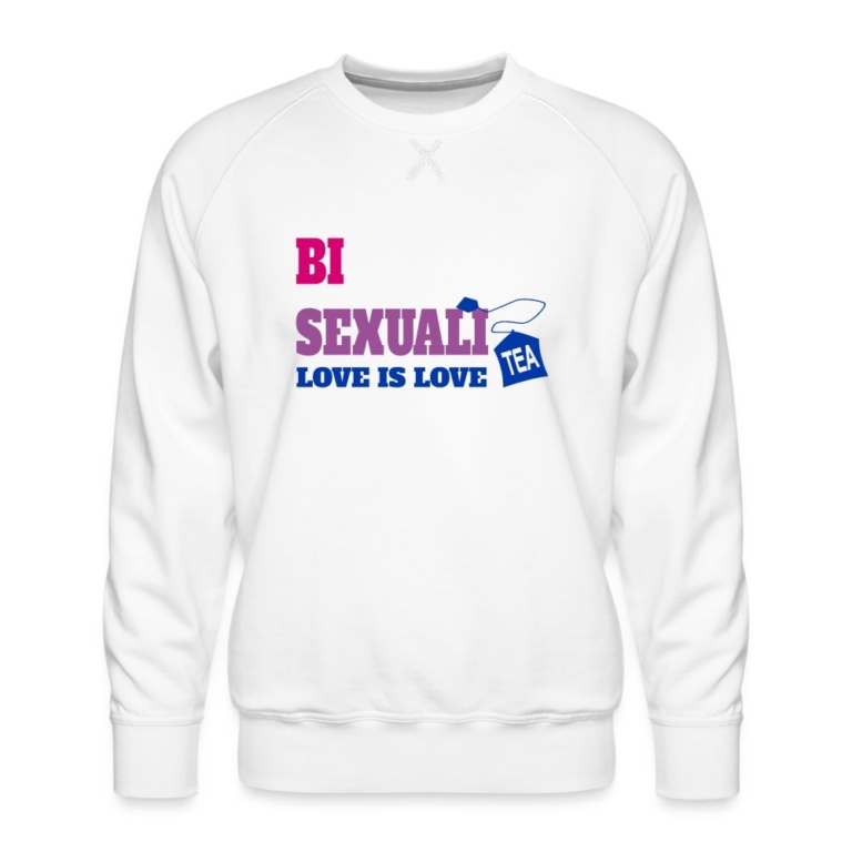 bisexualitea-maenner-premium-pullover-weiss