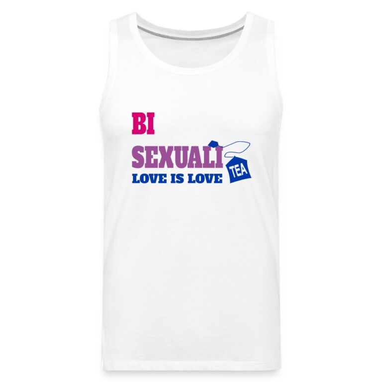 bisexualitea-maenner-premium-tank-top-weiss