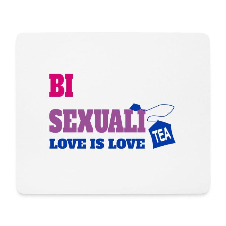 bisexualitea-mousepad-querformat-weiss