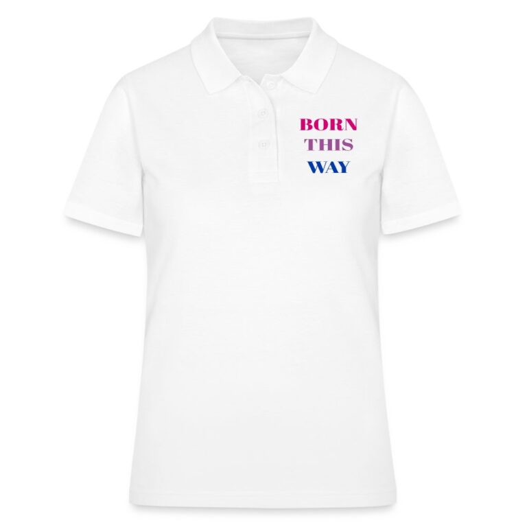 born-this-way-bisexual-frauen-polo-shirt-weiss
