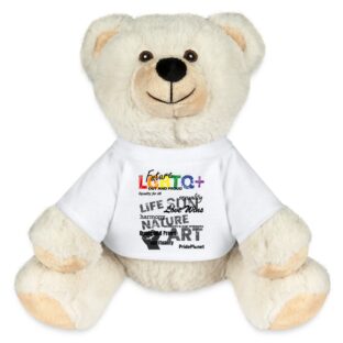 Celebrating Love & Diversity - MiniFeet® RecycelBär® Creme Weiß