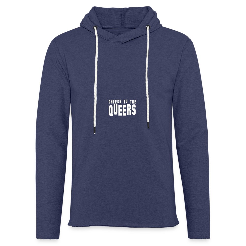 Cheers to the Queers - Leichtes Kapuzensweatshirt Unisex Navy meliert