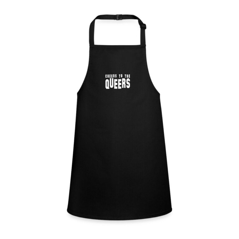 cheers-to-the-queers-schuerze-fuer-kinder-schwarz