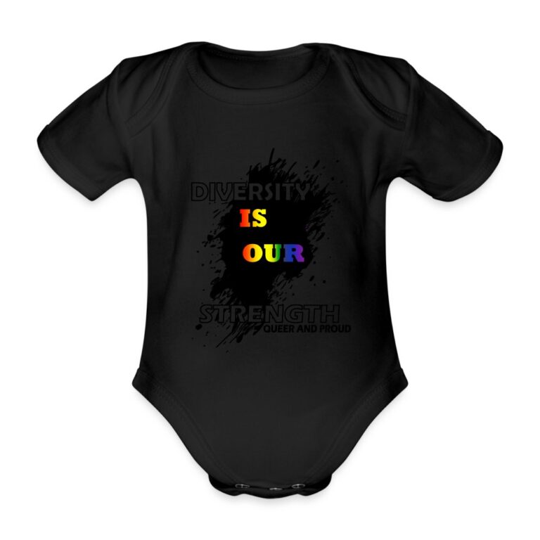diversity-is-our-strength-queer-and-proud-baby-bio-kurzarm-body-schwarz