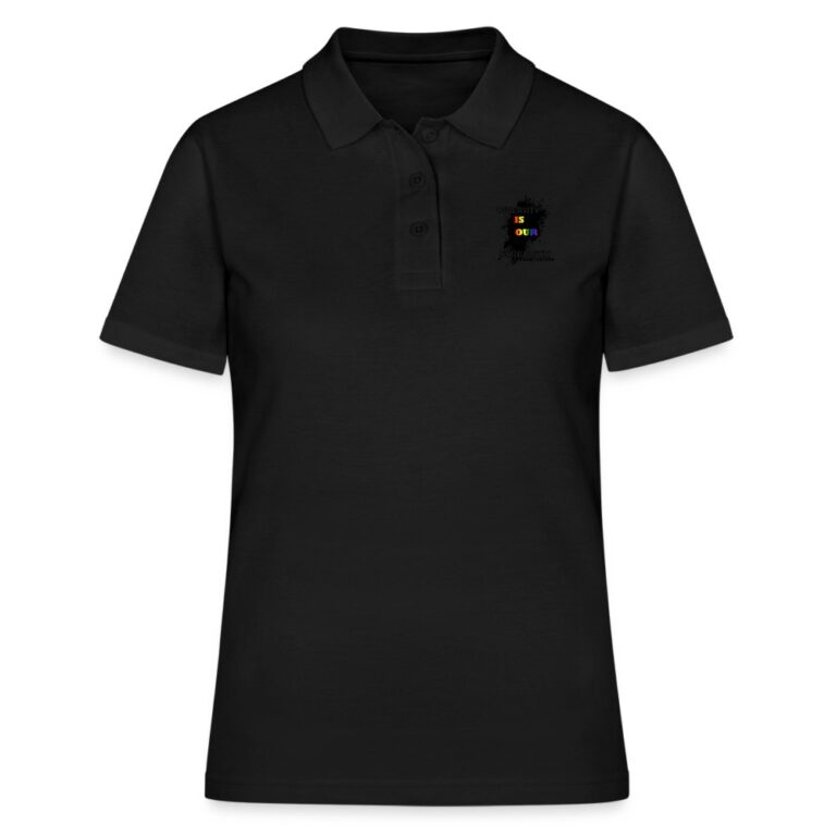 diversity-is-our-strength-queer-and-proud-frauen-polo-shirt-schwarz