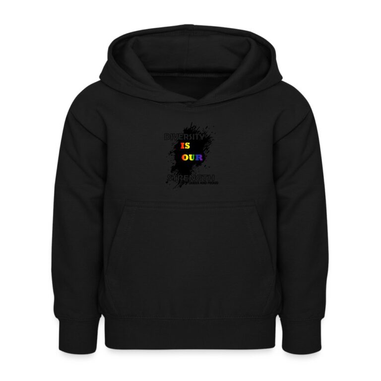 diversity-is-our-strength-queer-and-proud-kinder-hoodie-schwarz