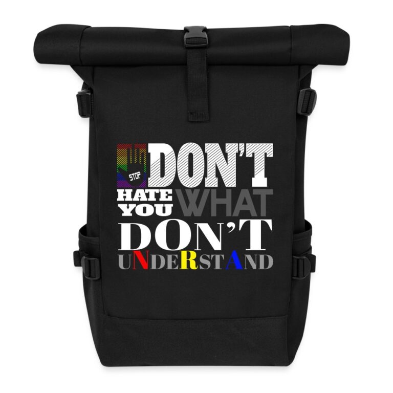 dont-hate-what-you-dont-understand-rolltop-rucksack-schwarz