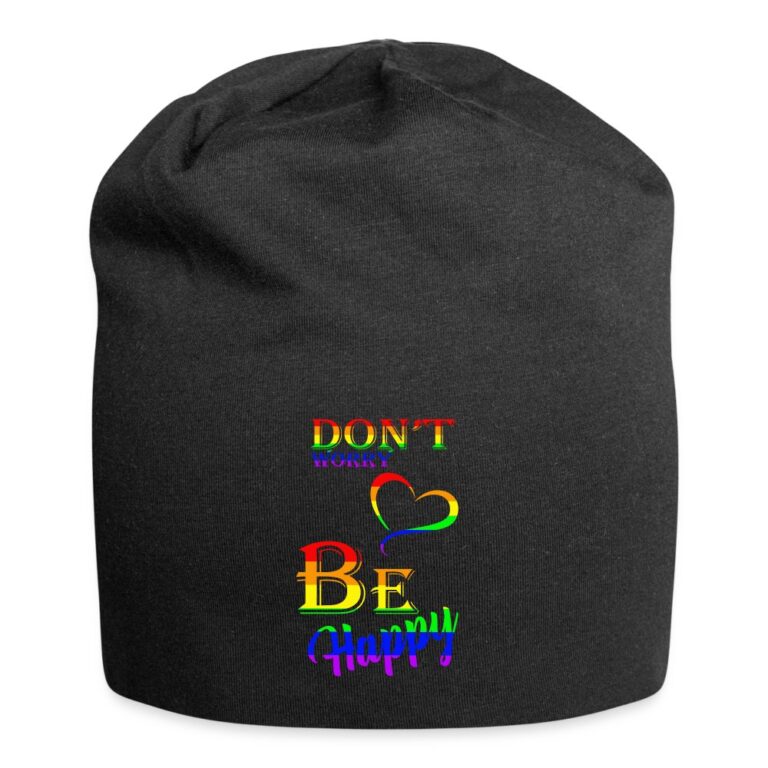 dont-worry-be-happy-jersey-beanie-schwarz