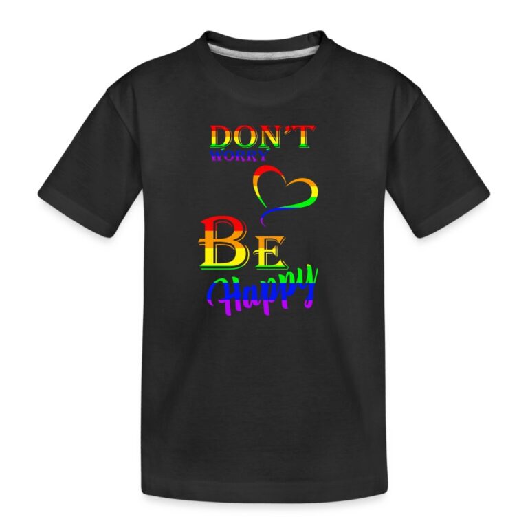 dont-worry-be-happy-teenager-premium-bio-t-shirt-schwarz
