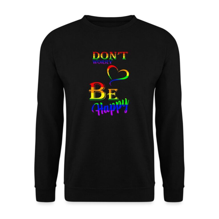 dont-worry-be-happy-unisex-pullover-schwarz