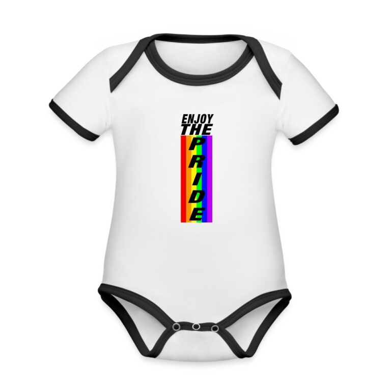 enjoy-the-pride-baby-bio-kurzarm-kontrastbody-weiss-schwarz