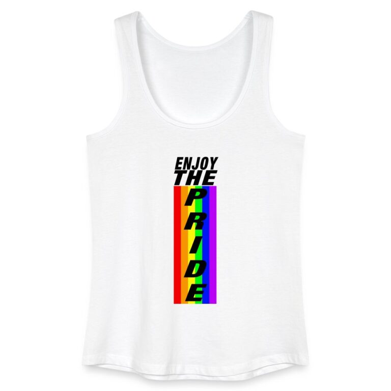 enjoy-the-pride-frauen-bio-tank-top-weiss