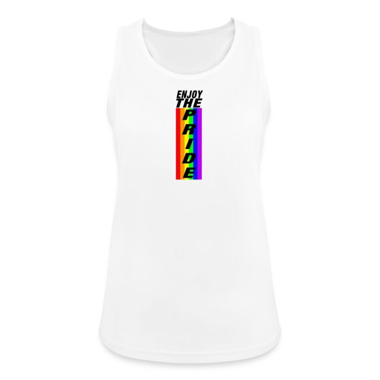 enjoy-the-pride-frauen-tank-top-atmungsaktiv-weiss