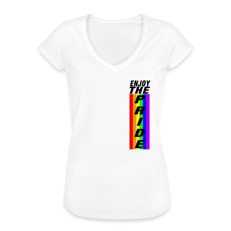 enjoy-the-pride-frauen-vintage-t-shirt-weiss