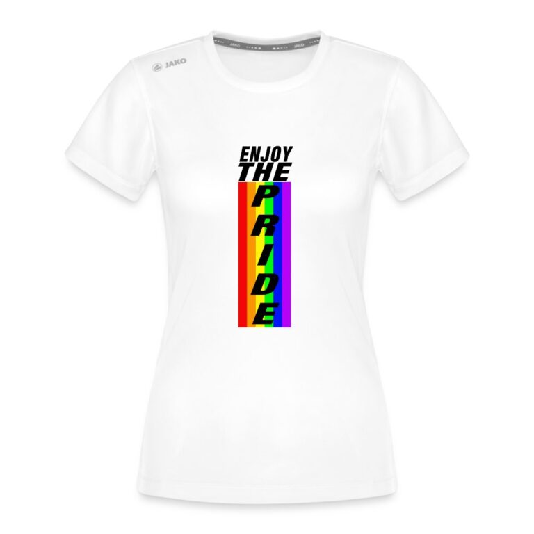 enjoy-the-pride-jako-frauen-t-shirt-run-20-weiss