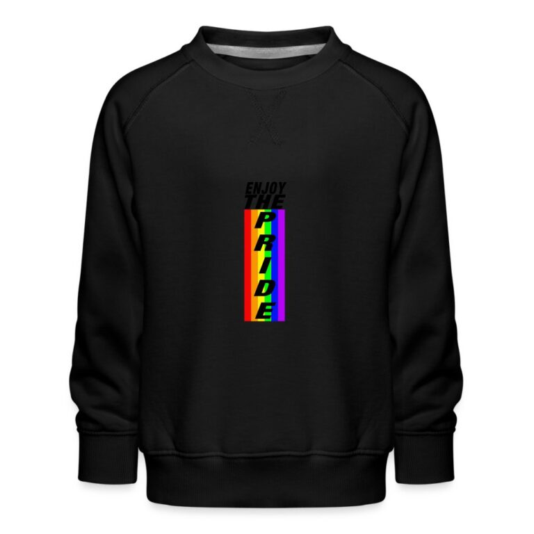 enjoy-the-pride-kinder-premium-pullover-schwarz