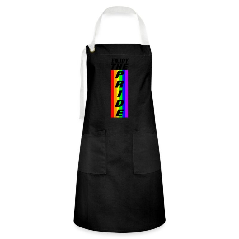enjoy-the-pride-kontrastschuerze-schwarz-weiss