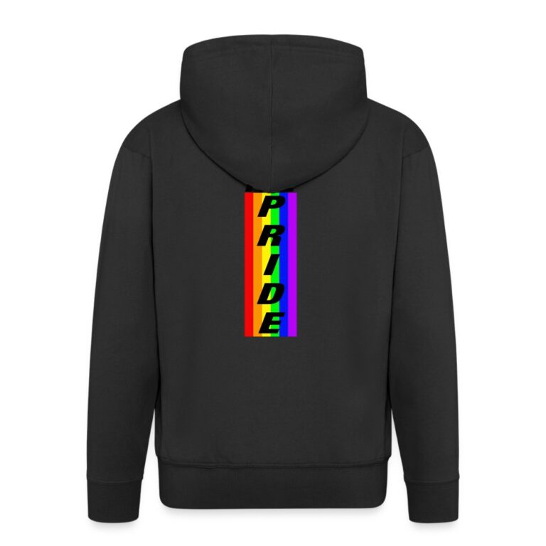 enjoy-the-pride-maenner-premium-kapuzenjacke-schwarz