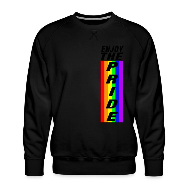 enjoy-the-pride-maenner-premium-pullover-schwarz
