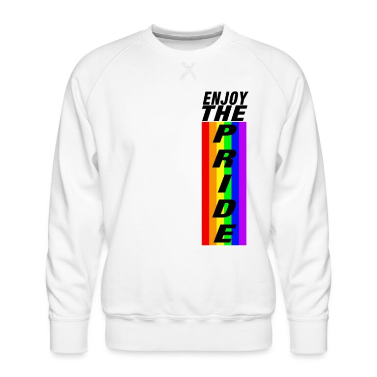 enjoy-the-pride-maenner-premium-pullover-weiss