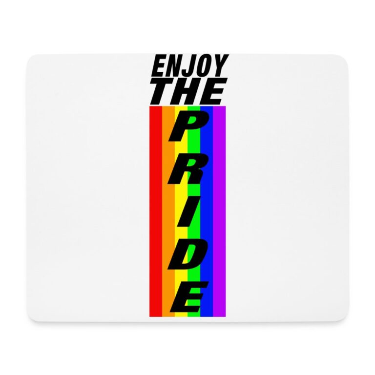 enjoy-the-pride-mousepad-querformat-weiss