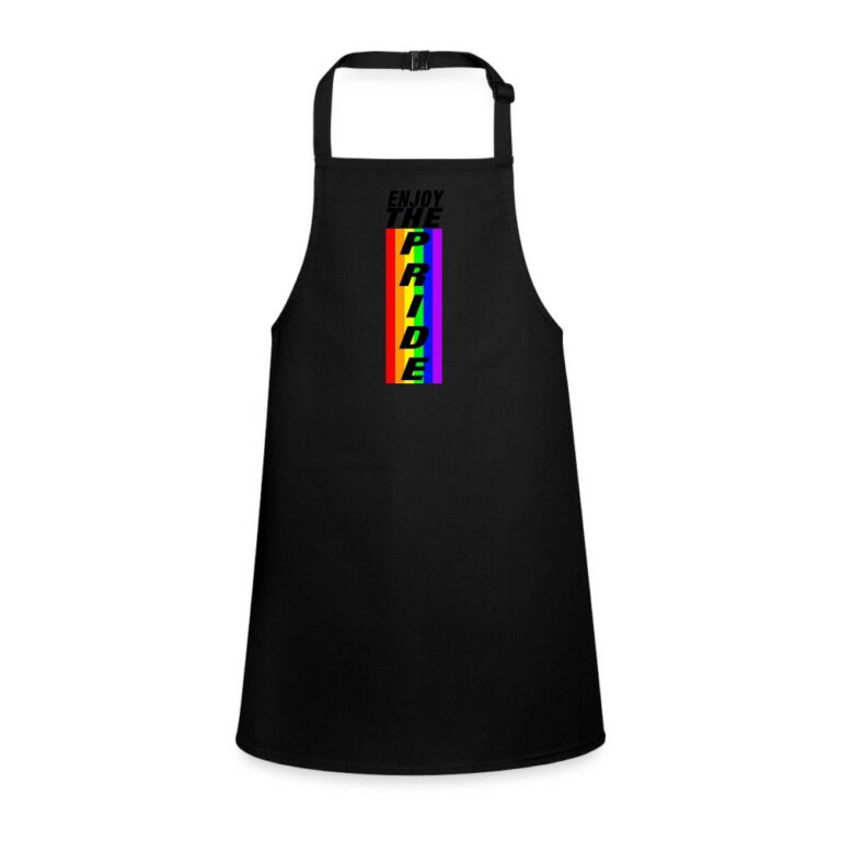 enjoy-the-pride-schuerze-fuer-kinder-schwarz