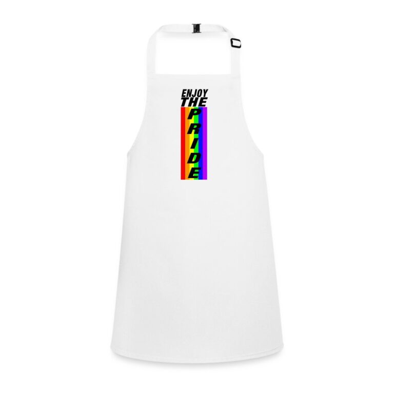 enjoy-the-pride-schuerze-fuer-kinder-weiss