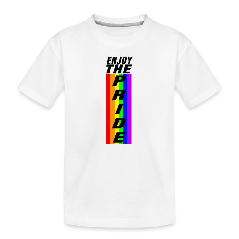 enjoy-the-pride-teenager-premium-bio-t-shirt-weiss