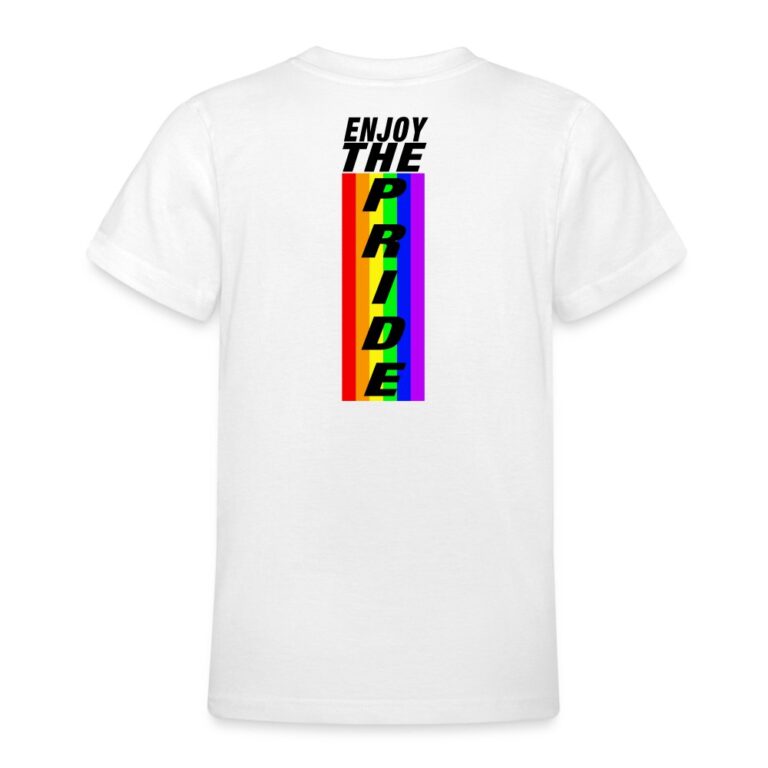 enjoy-the-pride-teenager-t-shirt-weiss