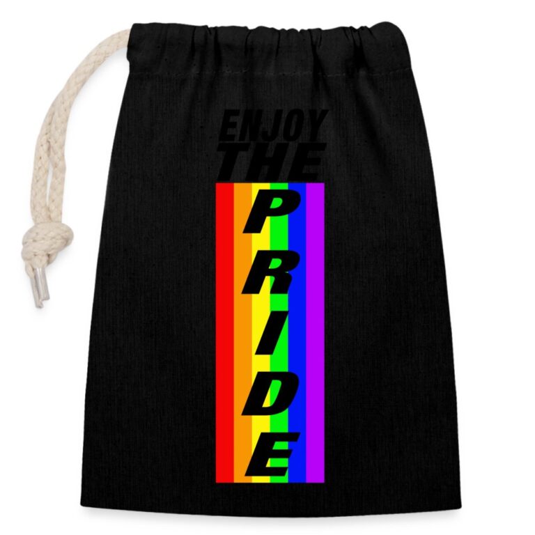 enjoy-the-pride-verschliessbarer-geschenkbeutel-aus-baumwolle-14x20cm-schwarz