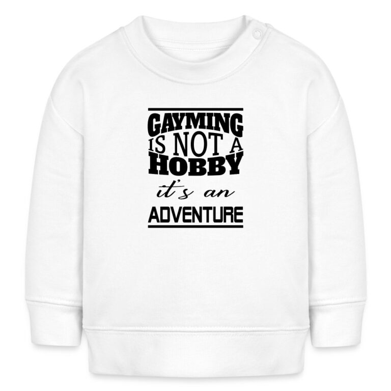 gayming-is-not-a-hobby-stanleystella-bio-sweatshirt-baby-changer-weiss