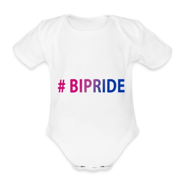 hashtag-bipride-baby-bio-kurzarm-body-weiss