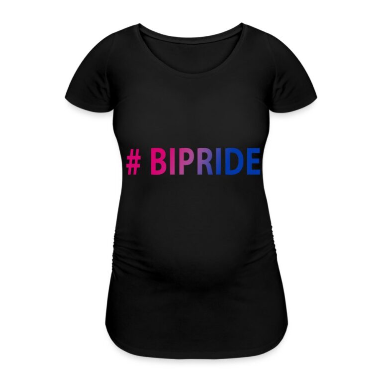 hashtag-bipride-frauen-schwangerschafts-t-shirt-schwarz