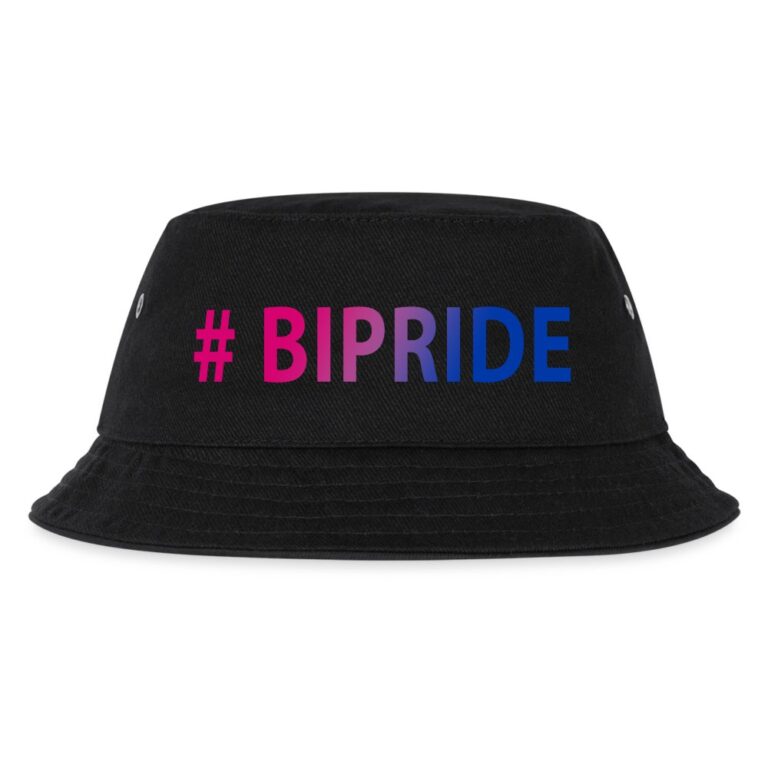 hashtag-bipride-kinder-bucket-hat-schwarz