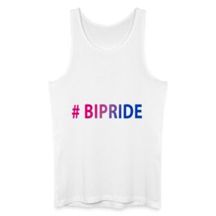 Hashtag Bipride - Männer Bio Tank Top Weiß