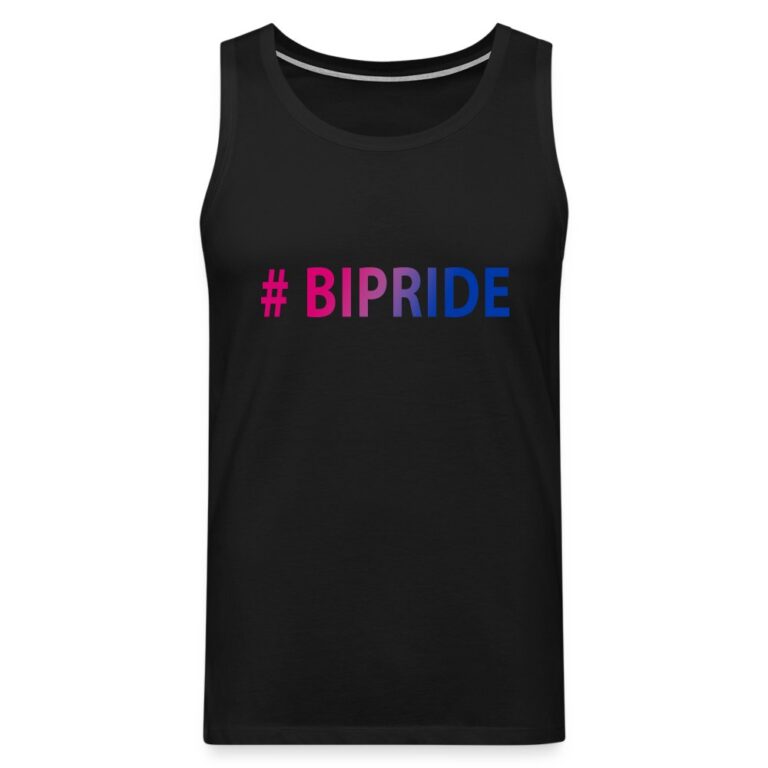 hashtag-bipride-maenner-premium-tank-top-schwarz