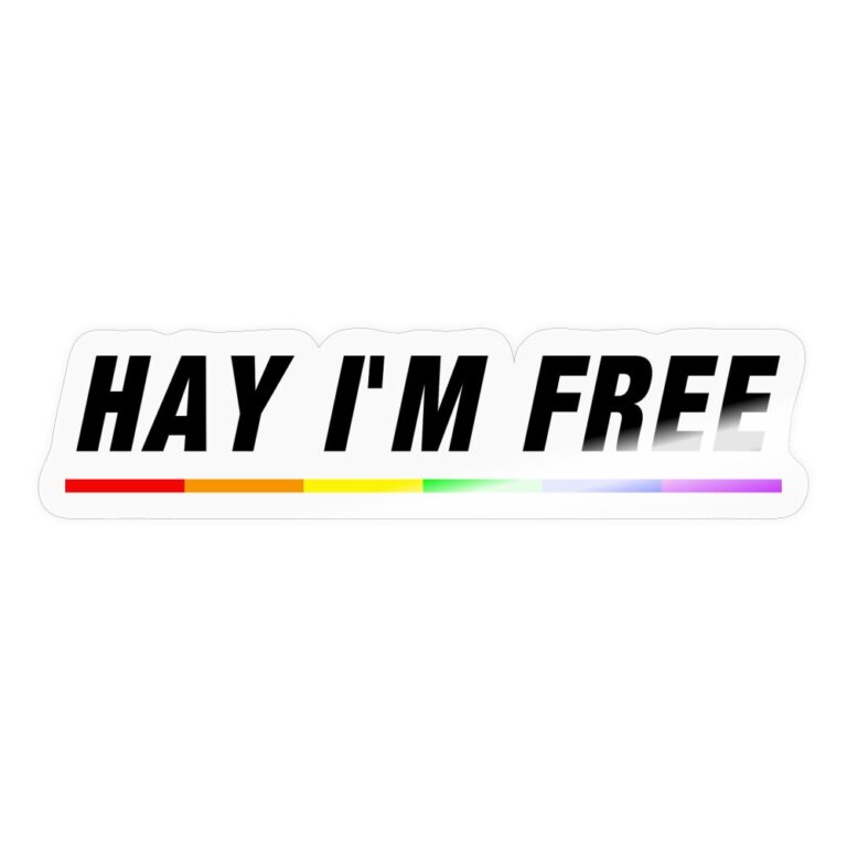 hay-im-free-sticker-transparent-glaenzend