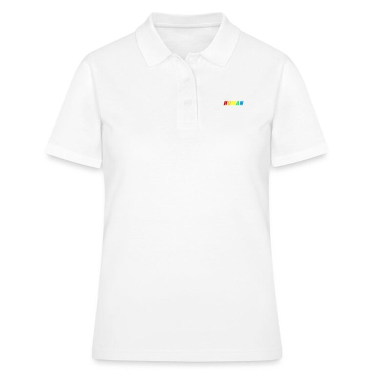 human-lgbtq-frauen-polo-shirt-weiss