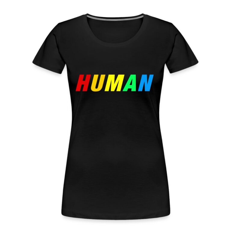 human-lgbtq-frauen-premium-bio-t-shirt-schwarz